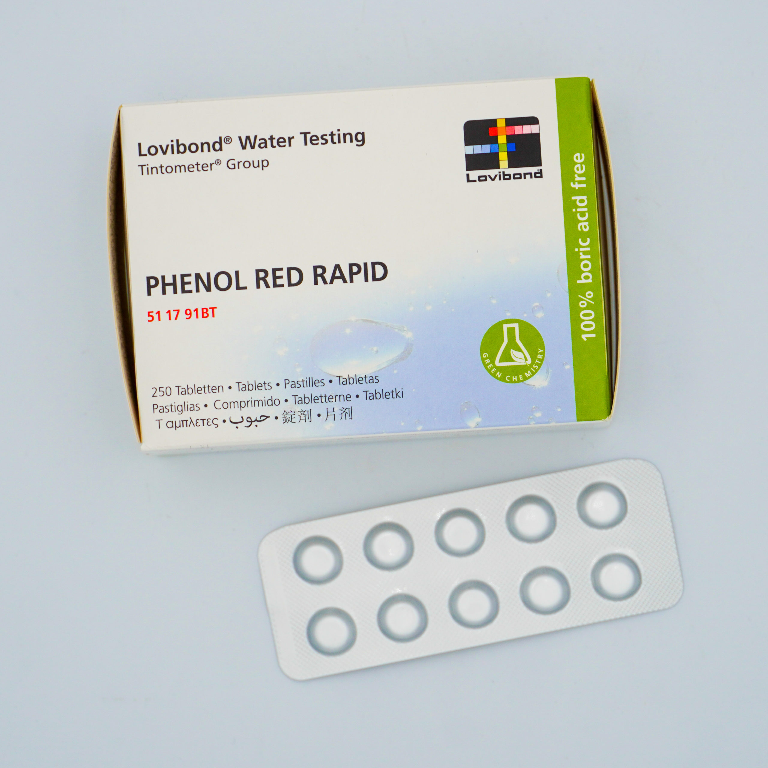 cricket Karriere præst LOVIBOND - Phenol RED Rapid ( 1 Tablette ) - piscinesloisirs