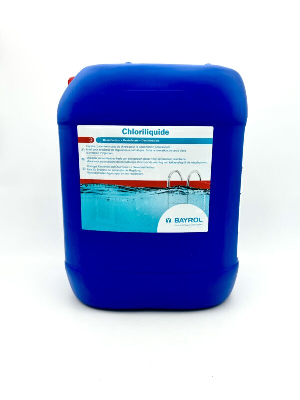 BAYROL - Chloriliquide 25Kg - Bidon de Chlore pour piscines