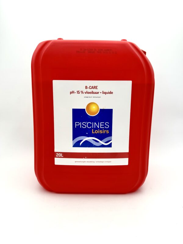 Piscines Loisirs - Bidon de PH - liquide 20L pour piscines