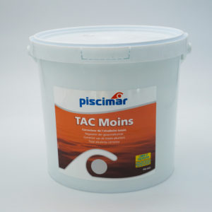 PISCIMAR – TAC Moins en granulés 8Kg – pour piscines
