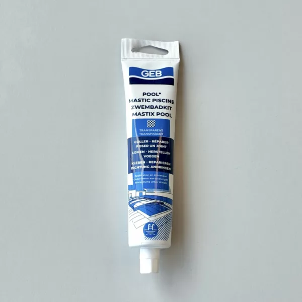GEB - Mastic Piscine Transparent 80 ml pour piscine